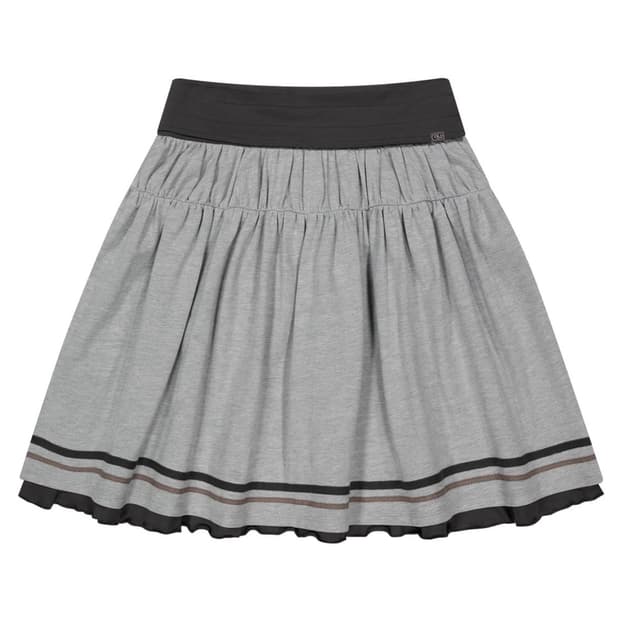 코이세이오 브라이스 폴딩 셔링 스커트 멜란지 그레이 1사이즈