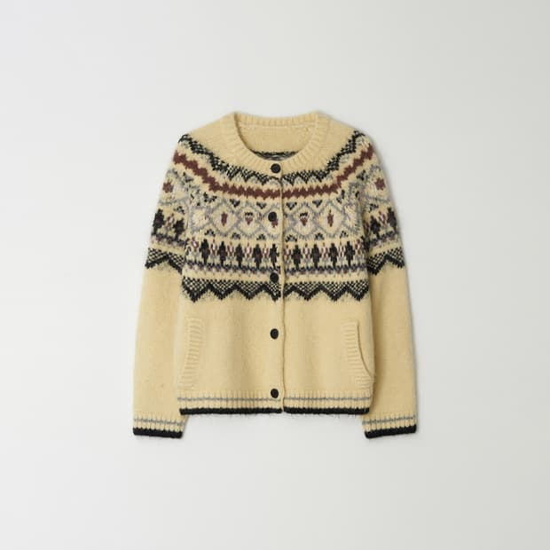 아틀리에 에디션 노르딕 가디건 아뜰리에 에디션 노르딕 가디건