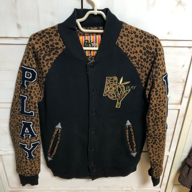 플레이보이 호피 야구점퍼