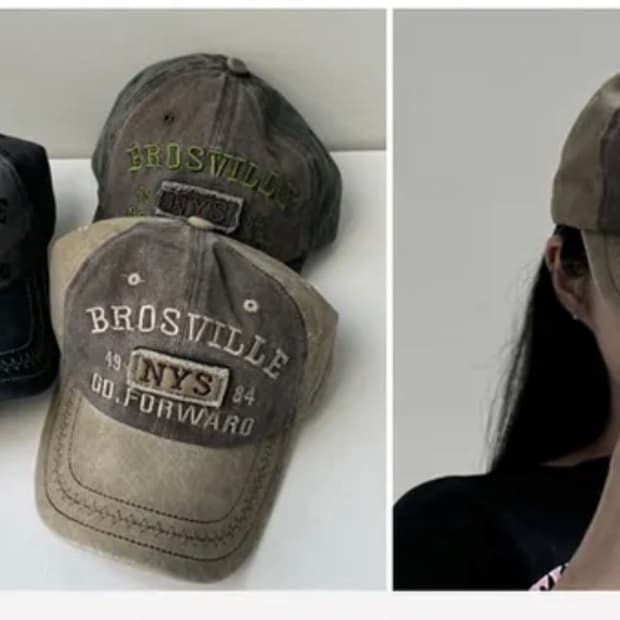 빈티지 워싱 볼캡