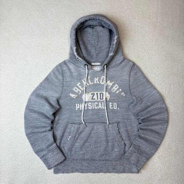 아베크롬비 00's Y2K 자수 로고 후드 티셔츠 A1630