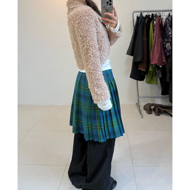 빈티지 부클 자켓