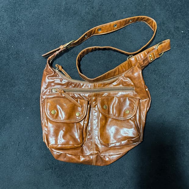 빈티지 레더 가방