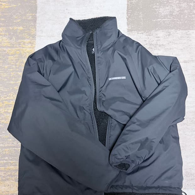 LMC 플리스 리버시블 WP 자켓 블랙 s