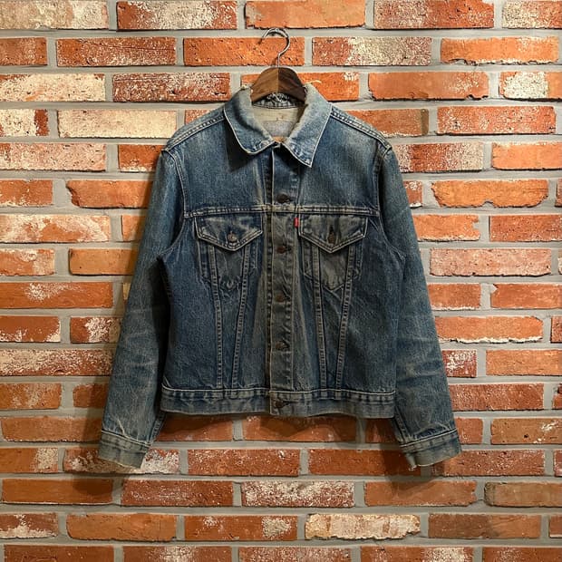 80s USA 빈티지 리바이스 70505 3rd 데님 트러커 자켓