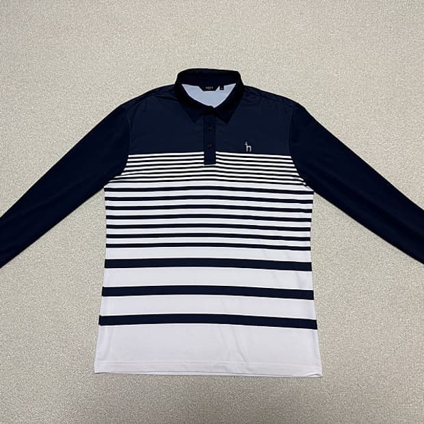 헤지스 봄 가을용 긴팔 티셔츠 남성용 100사이즈