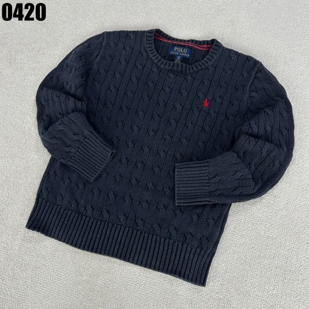 폴로 랄프로렌 네이비 케이블 니트 8