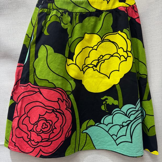 모스키노 칩앤시크 빈티지 빅 플라워 코튼스커트24