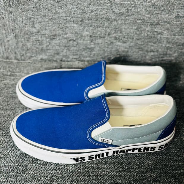 반스 슬립온 파란색 260mm