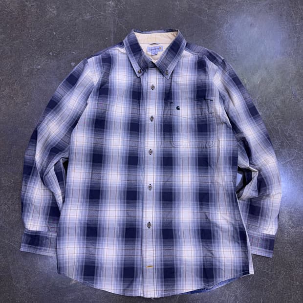 칼하트 릴렉스핏 원포켓 캐쥬얼 체크셔츠 남방 XL