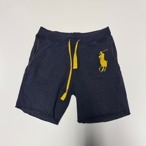 폴로 랄프로렌 커스텀 빅 포니 네이비 밴딩 반바지 XL 네이비