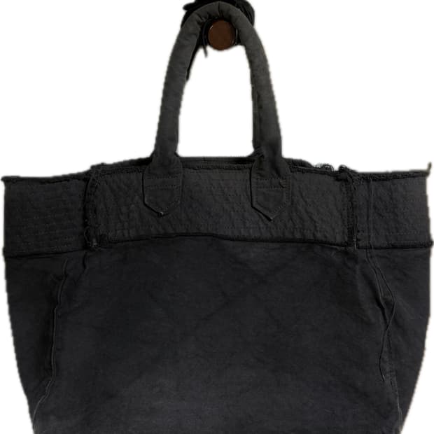 꼼데가르송 raw cut 토트백