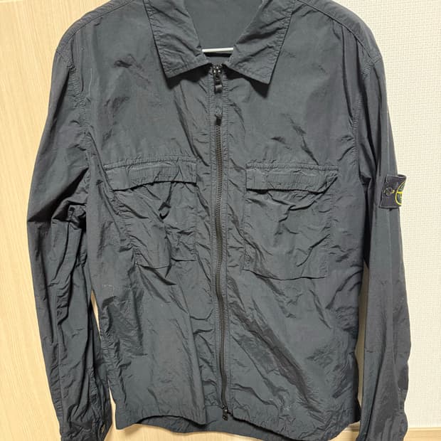 스톤아일랜드 나일론메탈 오버셔츠 xl