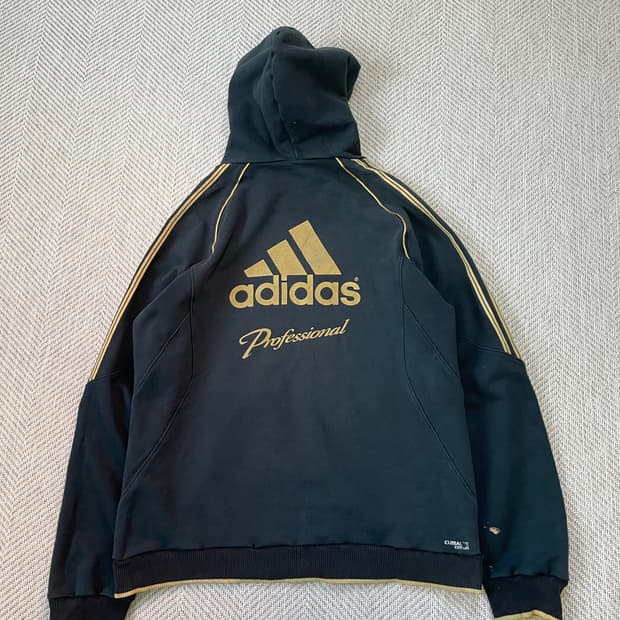 00s 아디다스 프로페셔널 골드 후드집업 