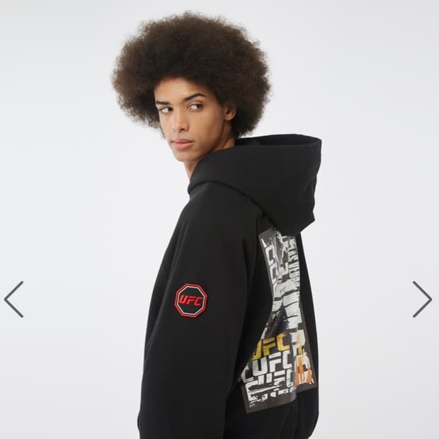 [XL]UFC 챔피언쉽 골드 후디 블랙