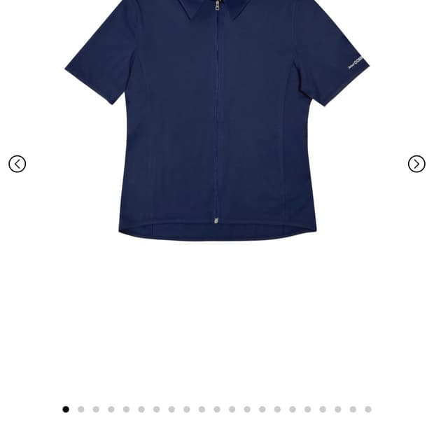 지초이 25-002 ZIP SHIRT (NAVY)