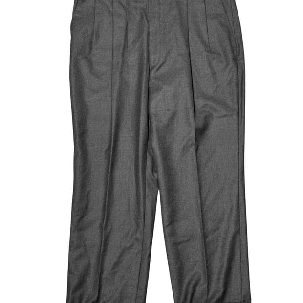 90s 입생로랑 뿌르 옴므 투 턱 울 슬랙스