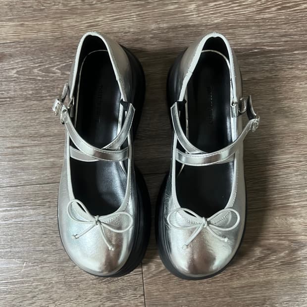 STRAP MARY JANE PLATFORM (SILVER)