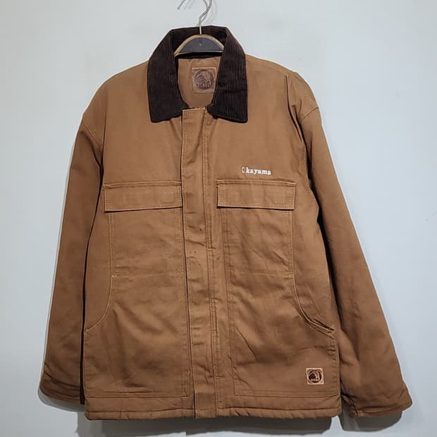 (M) 베른 초어자켓 된장색 워크자켓 안감누빔 아메카지 