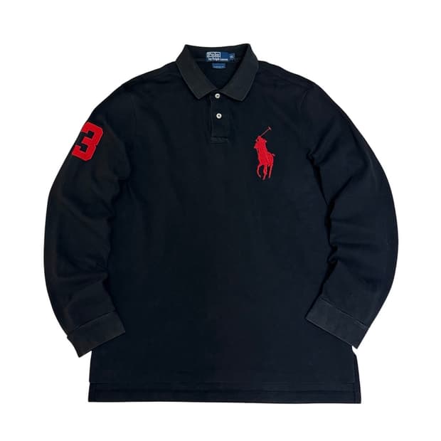 폴로 랄프로렌 빅포니  블랙 카라티 XL