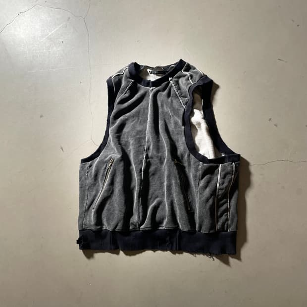  Maniac Works Zip-up Sweat Vest