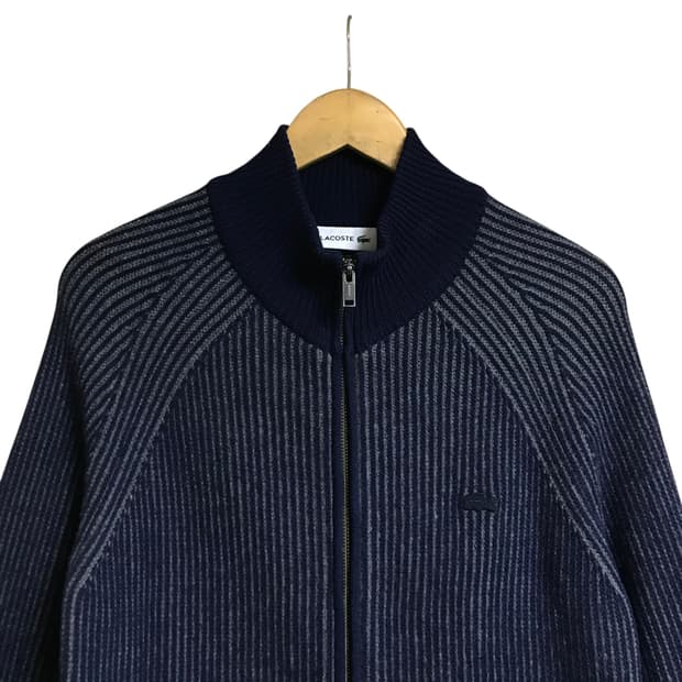 라코스테 유니크로고 풀집업니트