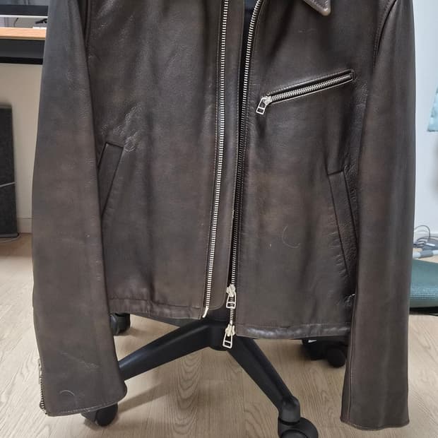 토니웩 카프레더 브라운 가죽자켓