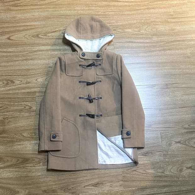 빈티지 브라운 라떼 더플 코트 떡코 히메갸루 모리걸 대장템 고딕 긱시크