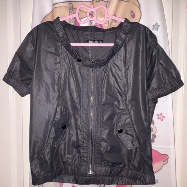 빈티지 K2 바람막이 반팔 집업