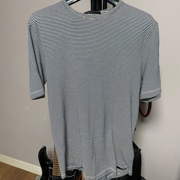 Prada blue stripe t shirts