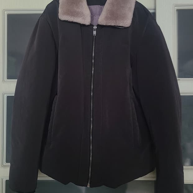 에피그램 메리노 Fur 덕다운 숏패딩 XL