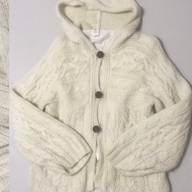 빈티지 산골 모리걸 니트 가디건 리즈리사 엑시즈팜 라떼갸루 히메갸루