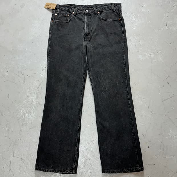 90's USA Made 리바이스 517 블랙 부츠컷 플레어진