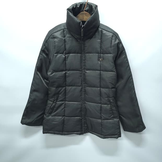 SYSTEM(시스템) 카키 퀼팅 패딩 여성 패딩점퍼