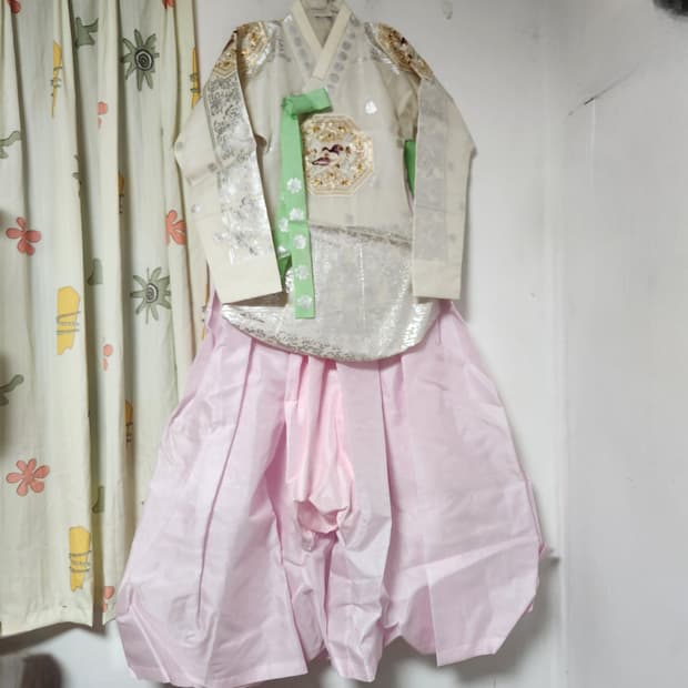 금단제 성인 퓨전 한복  당의와 치마바지 F