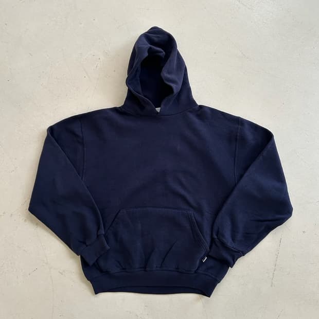 90's Vtg Russell navy hoodie sweat