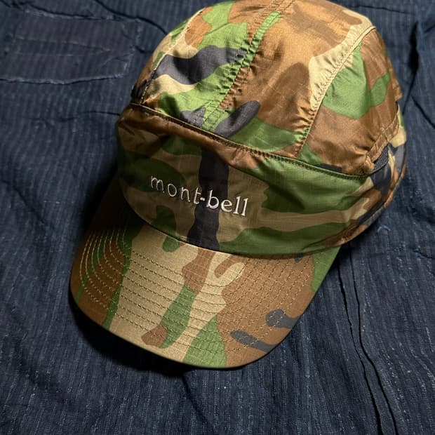 몽벨 카무플라주 캠프캡 S