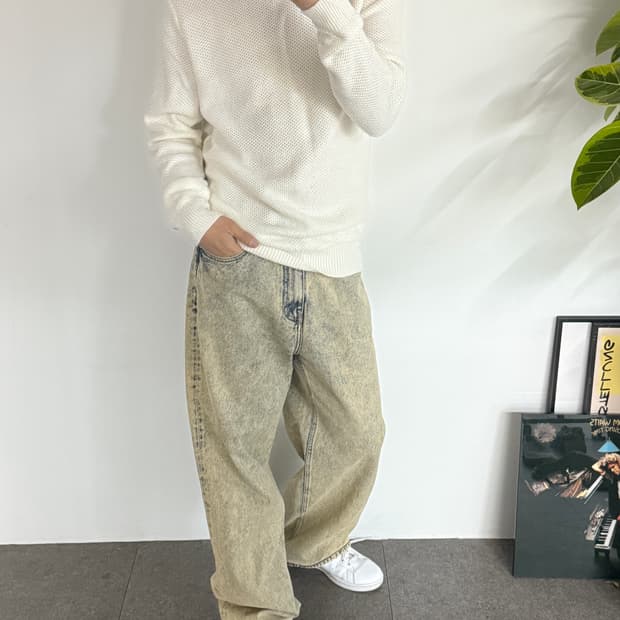 빈티지 유니클로 목폴라