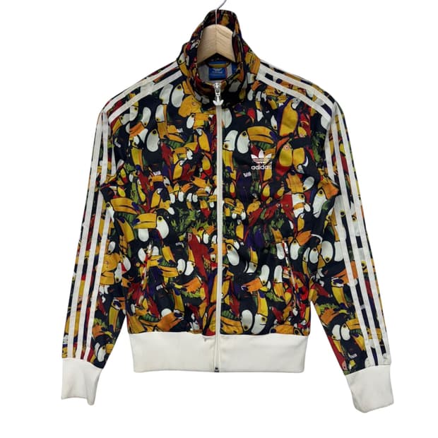 아디다스 앵무새패턴 트랙탑 져지