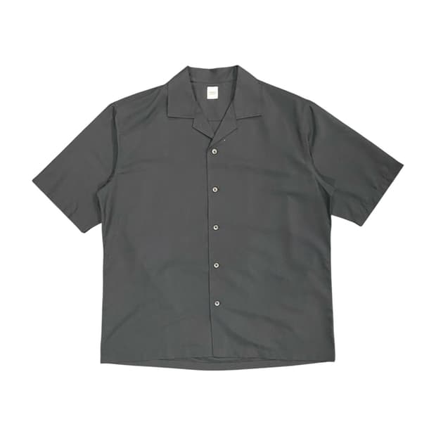 Takeo kikuchi 베이직 사이드 플리츠 반팔 셔츠