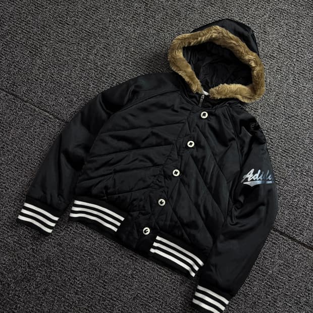 아디다스 y2k 울프조 퍼 크롭 경량 점퍼 1968