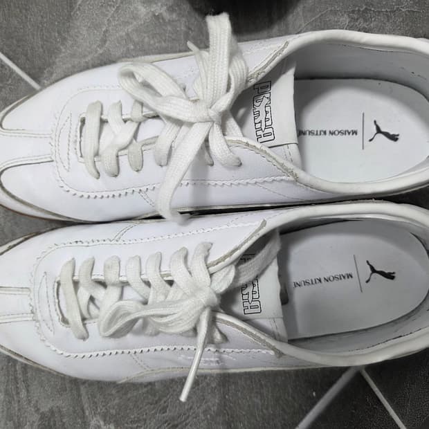 푸마 메종키츠네 로마 화이트 270