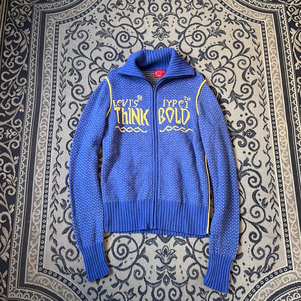 M 리바이스 TYPE 1 니트 집업/W2604