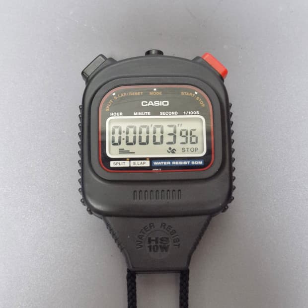 CASIO HS-10W 빈티지 디지털 스톱워치
