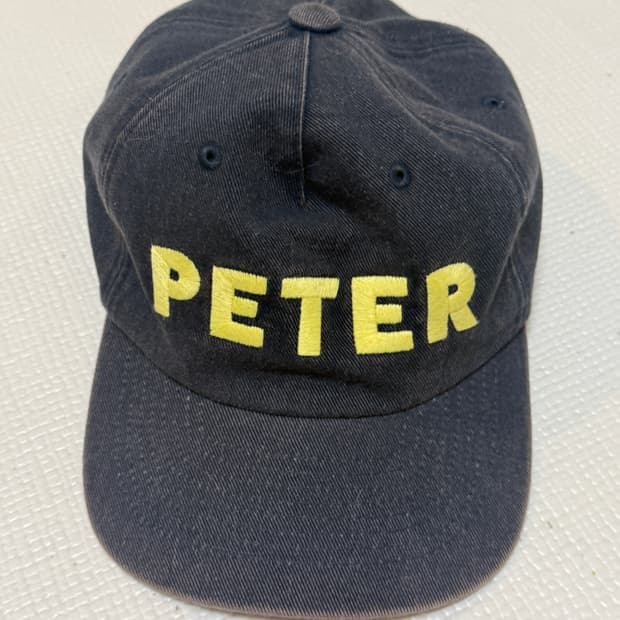 My name is peter 네이비 모자