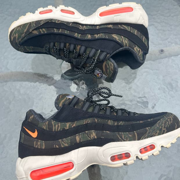 나이키 x 칼하트 WIP 에어맥스 95 타이거카모265