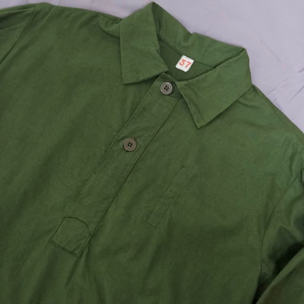 80's 스웨덴 Sweden military pull over shirt