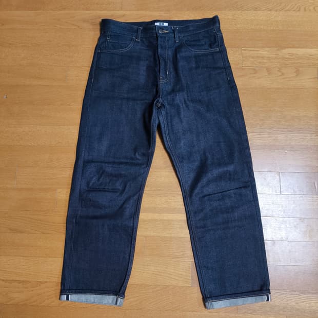 [32] 유니클로 U 셀비지 레귤러핏 데님