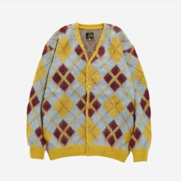 니들스 모헤어 가디건 L