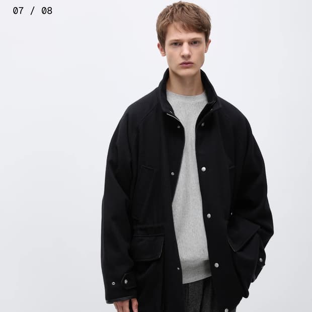 [s구매글]카키스 울 로버 파카 블랙